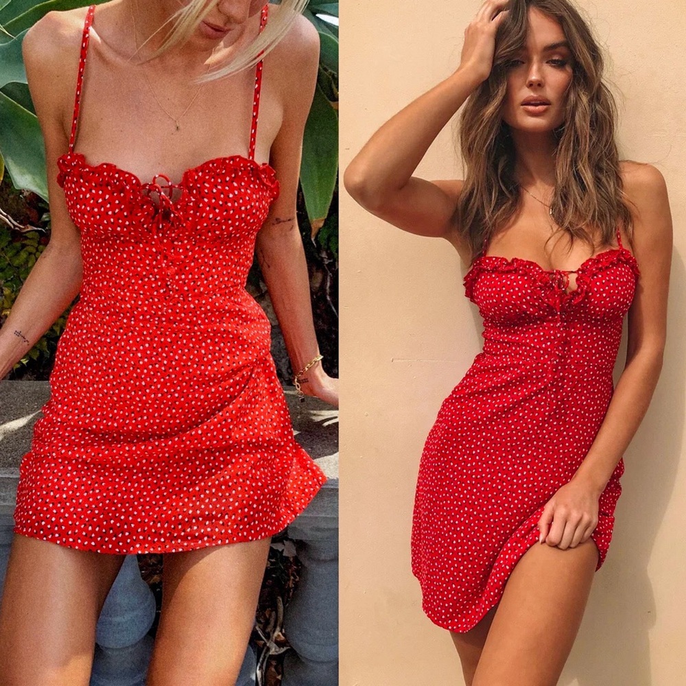 Princess Polly Love Birds Mini Dress